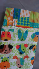 Throw Pillow Cover - Dog Faces Patches Cotton::Patchwork Cotton