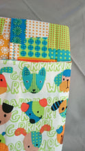 Throw Pillow Cover - Dog Faces Patches Cotton::Patchwork Cotton