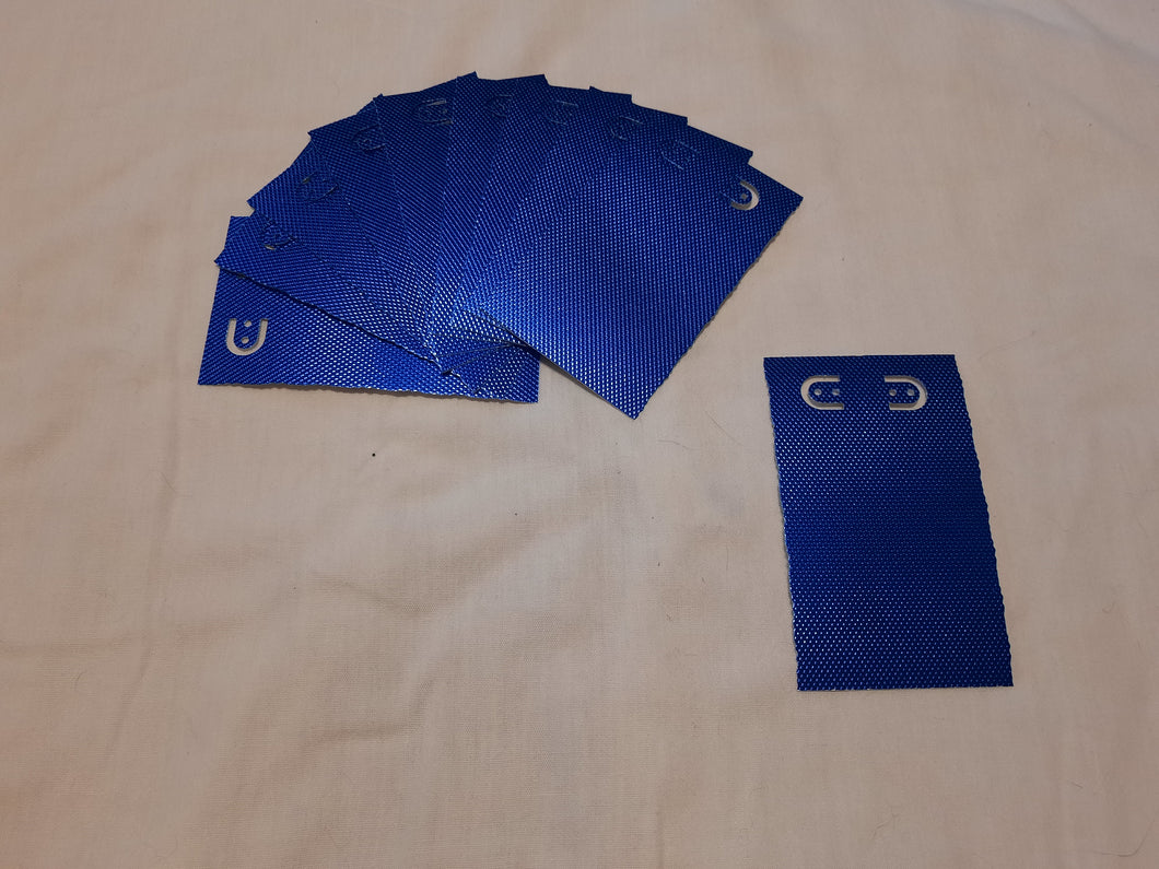 Display Card - 2.5x4.25 - 35pcs - Foiled Texture Royal Blue w/Edge