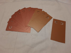 Display Card - 2.5x4.25 - 65pcs - Pearl Reds & Oranges