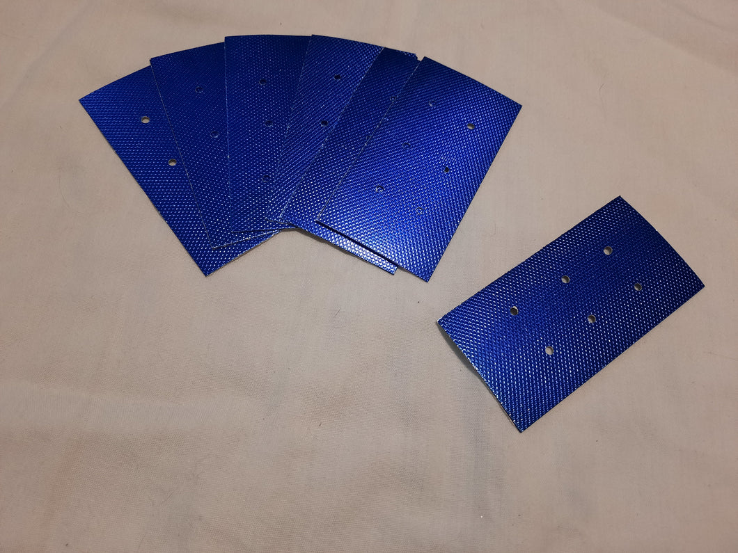 Display Card - 2x4 - 14pcs - Foiled Texture Royal Blue