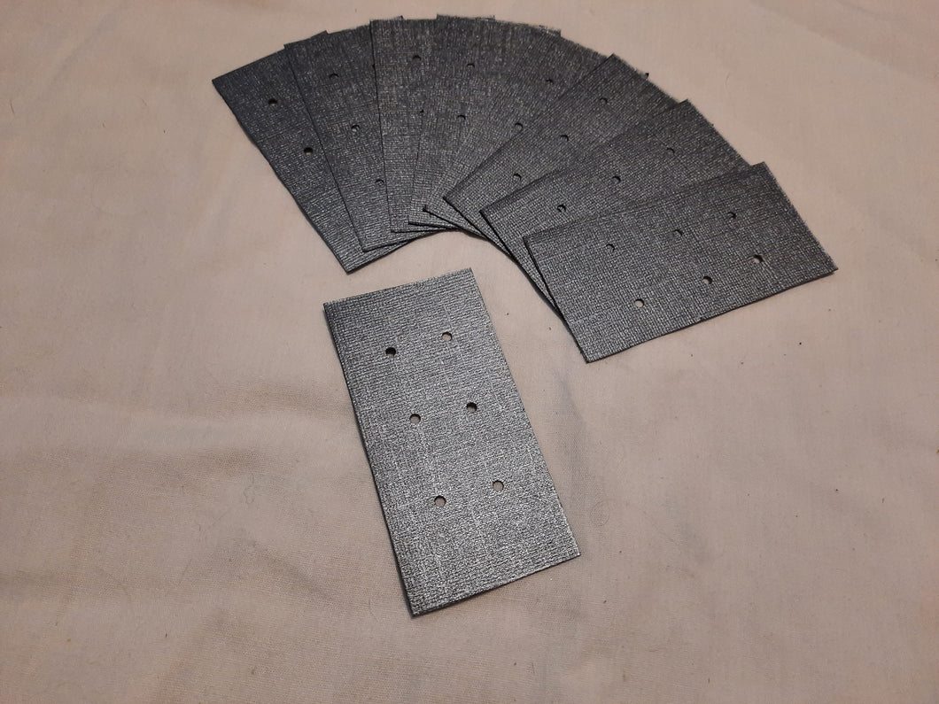Display Card - 2x4 - 9pcs - Metallic Textured Black