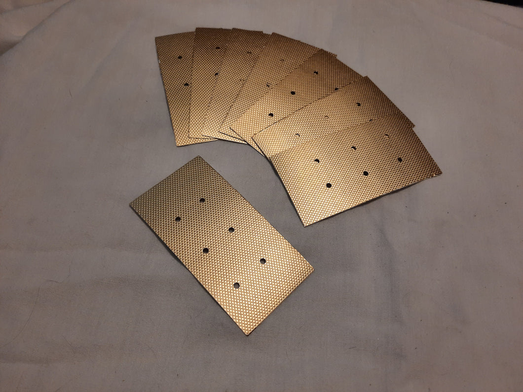 Display Card - 2x4 - 14pcs - Foiled Texture Gold