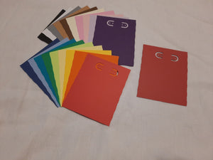 Display Card - 2x4 - 60pcs - Assorted Colors