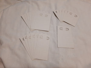 Display Card - 2.5x3-3.25x4 - 34pcs - Whitewash Texture