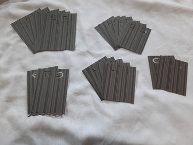 Display Card - 2.5x3-3.25x4 - 28pcs - Stripes, Black