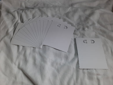 Display Card - 3.5x4.5 - 75pcs - White