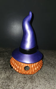 Ceramic Fall / Halloween Decoration - Gnome, Witch; Lighted