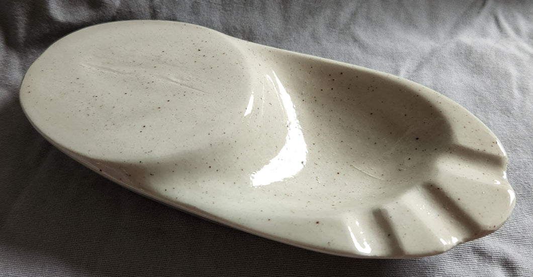 Ceramics - Ashtray, Oval w/ Rest