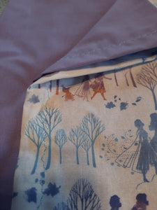 Toddler Pillowcase - Disney's Frozen 2 Tree Silhouettes Cotton::Lilac Cotton