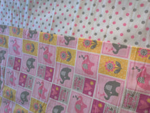 Receiving Blanket - Elephants, Dream Big Pink & Yellow Block Flannel::Pink & Grey Polka Dots Flannel
