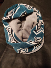 Team Infinity Scarf - Eagles Allover Fleece and Grey Sew Lush