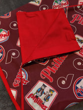 Licensed Pillowcase - MLB Philadelphia Phillies 'Cooperstown' Burgundy Cotton::Red Cotton