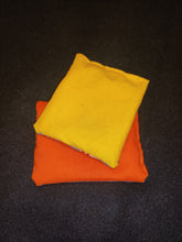 HAND WARMER PAIR (Large-Adults) - NBA Team Logos Grey Cotton::Yellow/Orange Cotton