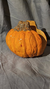 Ceramic Thanksgiving / Fall Decoration - Napkin Holder: Pumpkin