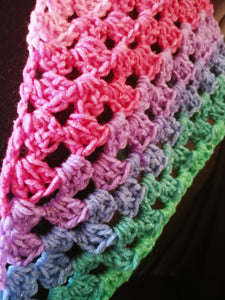 Knit Shawl - Pastel Sparkle
