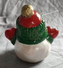 Ceramics Decoration - Christmas, Holiday - Snowman w/Hat & Scarf