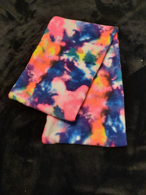 Infinity Scarf - Tie Dye, Neon Fleece